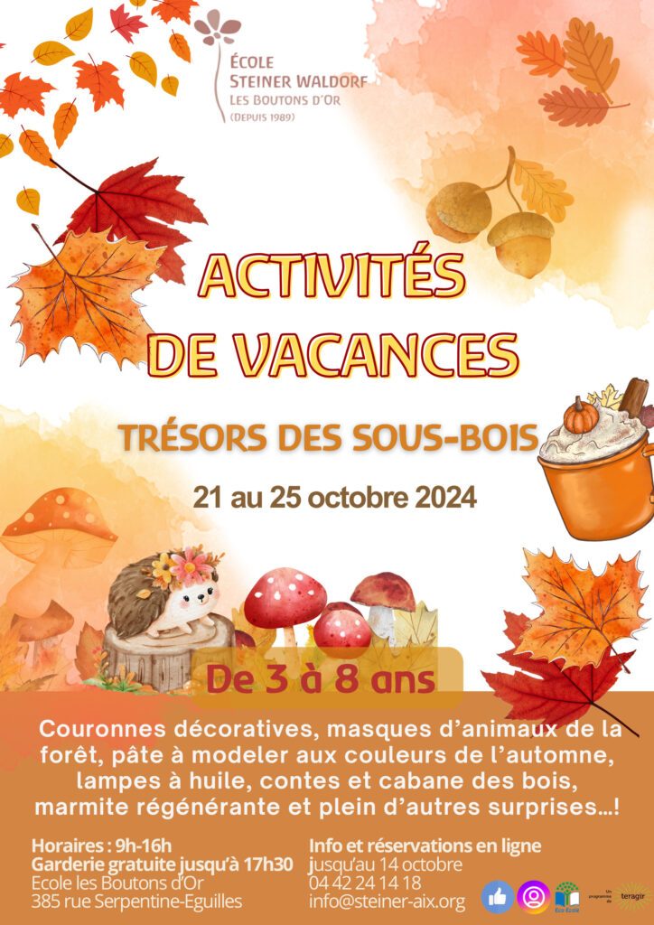 Stage de vacances OCT 24